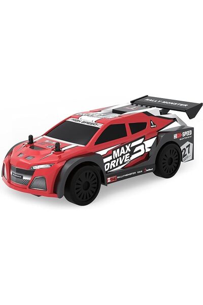D-Power سيارة رالي إكستريم RC SUV - حمراء: مقياس 1:16، سيارة تحكم عن بعد بحرك...