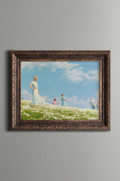 epiqart صيفي - طاولة مزخرفة بتصميم عتيق - موديل سميك
