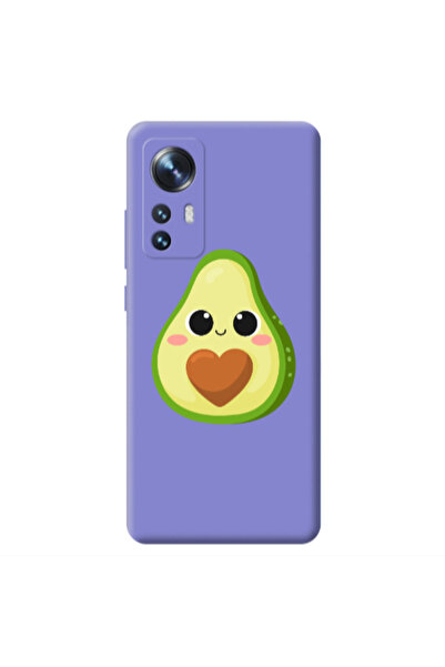 Other Xiaomi Mi 12 Baby avocado Purple Colored Silicone TPU Θήκη