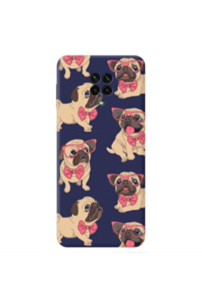 Other Xiaomi Redmi Note 9 Pro Dog Spectacled Dark blue Colored Silicone TPU Θήκη