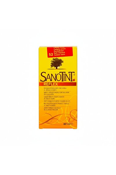 Sanotint Italian Natural Temporary Hair Dye Sanotint Reflex 52 Dark Chestnut ...
