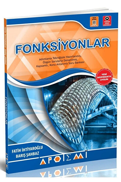 Apotemi Yayınları 2026 Yeni Basım Marif Modeli Okul Müfredatına Göre Uyarlanmıştır Apotemi Matematik Fonksiyonlar 2026