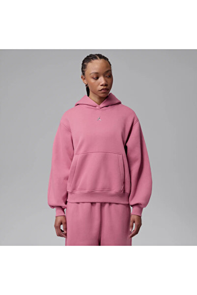 Nike Γυναικείο Φούτερ με Κουκούλα Jordan Brooklyn Fleece