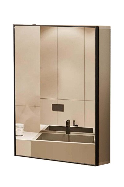 sharpdo Creative Bathroom Mirror Aluminium Bathroom Mirror with Storage, Mode...