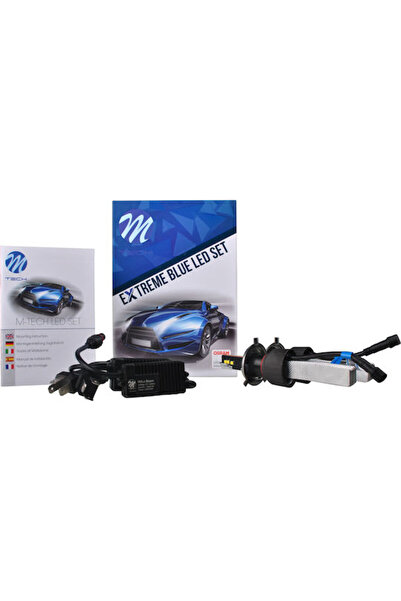 M-TECH Λάμπες Αυτοκινήτου & Μοτοσικλέτας Σετ LED Extreme Blue H4 LED 6500K Ψυ...