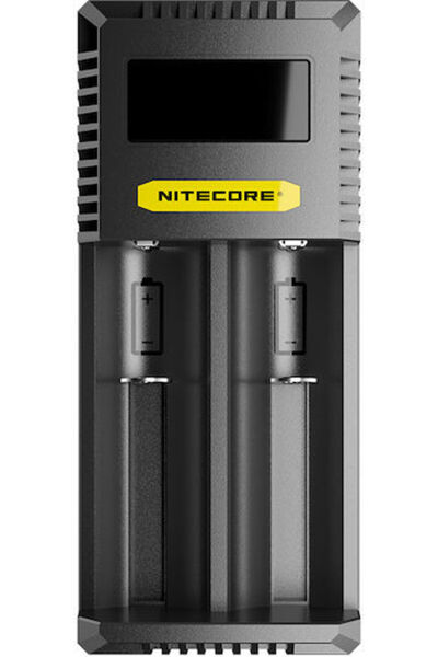 Nitecore Φορτιστής USB Ci2 για 2 μπαταρίες Li-ion μεγέθους AA/AAA/D/18650/163...