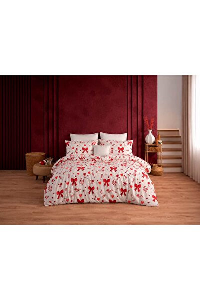 Newsevinç Ev Tekstili Motif Patterned Double Duvet Cover Sets 200 X240 cm 3 P...