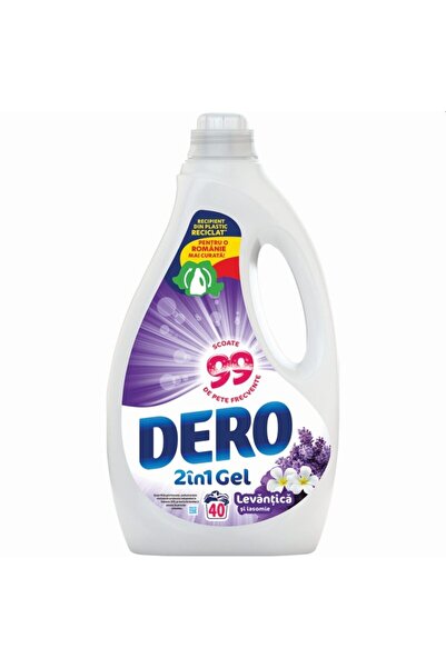 Dero Lichid 2 L 2in1 Lavanda Iasomie 40 spalari