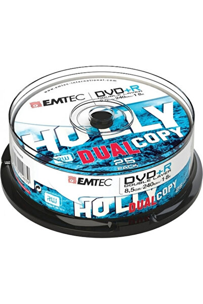 Emtec Επανεγγράψιμο DVD+RW 8x 8.5GB Κουτί 25 τεμαχίων Κωδικός: ECOVPRW85258CB