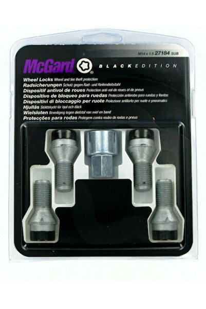 Lampa Μπουλόνια Ασφαλείας Κωνικά Μαύρα M12x1.75mm για κλειδί Νο 19 4 τεμάχια ...