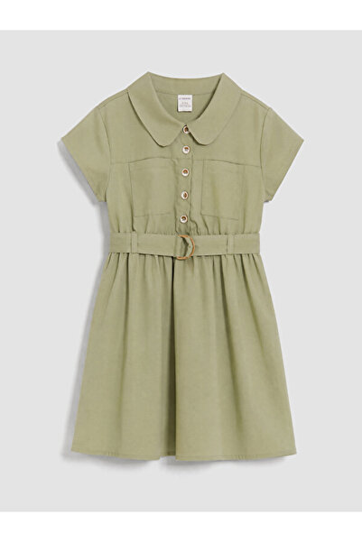 LC Waikiki I Belted Girl's Shirt Dress from Freezen Store