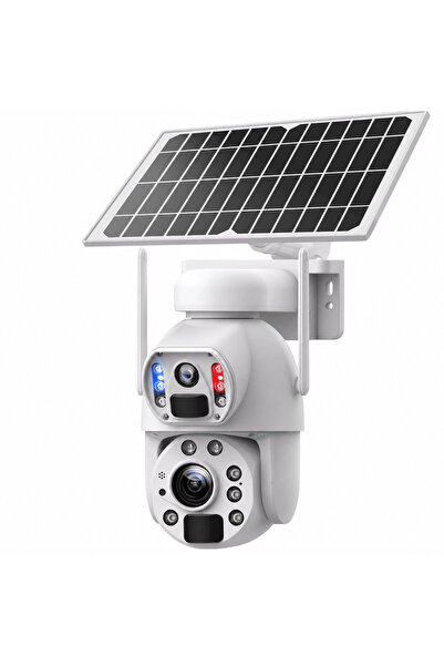 Other Solar Surveillance Camera 4g Sim Card 10X Zoom Hd Smart Dual Lens Two C...