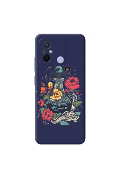 Other Xiaomi Redmi 12C Magic vase Dark blue Colored Silicone TPU Θήκη