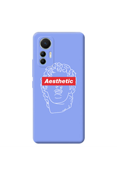 Other Xiaomi Mi 12 Lite Aesthetic Light Purple Colored Silicone TPU Θήκη