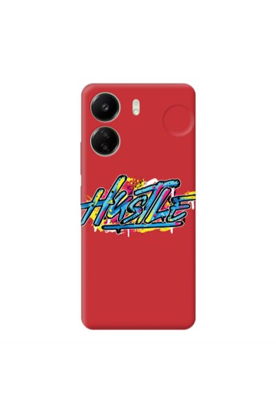 Other Xiaomi Redmi 13C No pain Red Colored Silicone TPU Θήκη