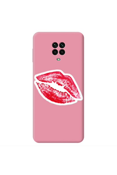 Other Xiaomi Redmi Note 9 Pro Drooling Tongue Pink Colored Silicone TPU Θήκη