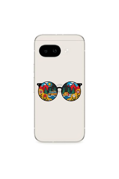 Other Google PIXEL 9A Round Glasses Transparent Silicone TPU Θήκη
