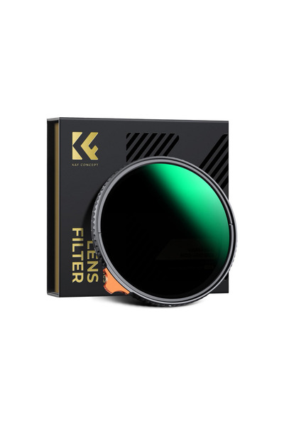 K&F CONCEPT 58 mm ND Filtre ND2-400 Değişken (1-9 Stop / Nano-Xcel Series) - ...