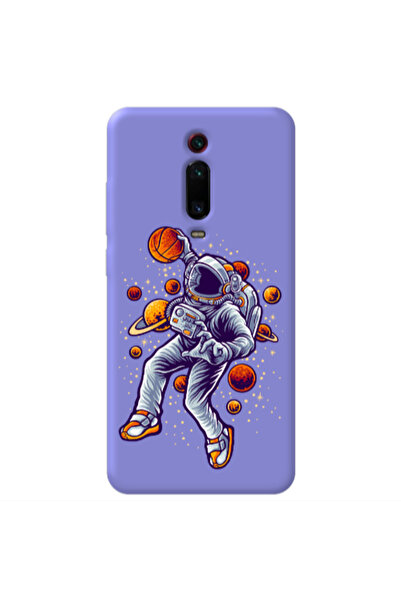 Other Xiaomi Mi 9T Pro Space Basketball Purple Colored Silicone TPU Θήκη