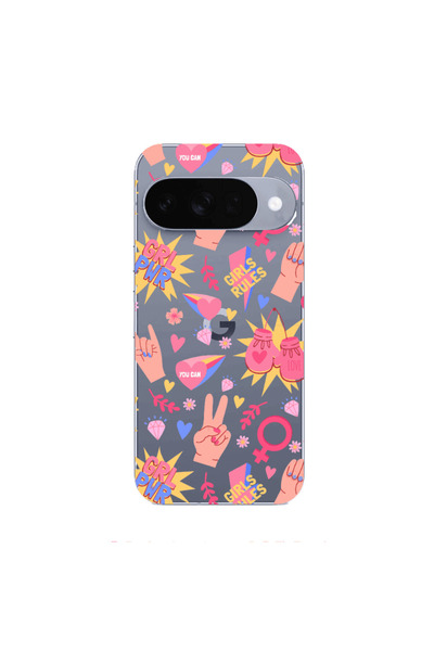 Other Google Pixel 10 Grl Pwr 2 Transparent Silicone TPU Θήκη