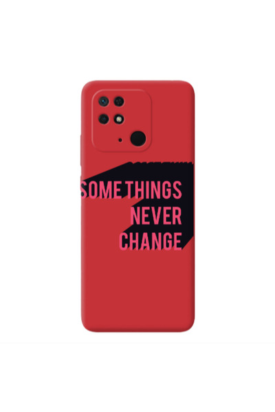 Other Xiaomi Redmi 10C Somethings Never Change Red Colored Silicone TPU Θήκη