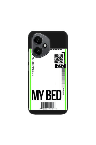 Other Honor Magic 400 My Bed ZZZ Black Colored Silicone TPU Θήκη