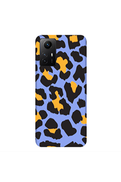 Other Xiaomi Redmi Note 12s Yellow leopard Light Purple Colored Silicone TPU ...