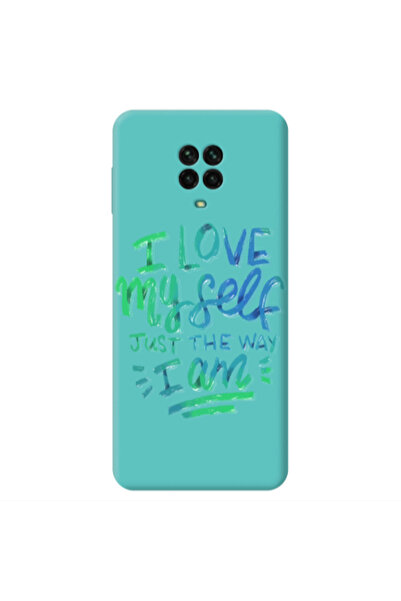 Other Xiaomi Redmi Note 9 Pro I Love My self Turquoise Colored Silicone TPU Θήκη
