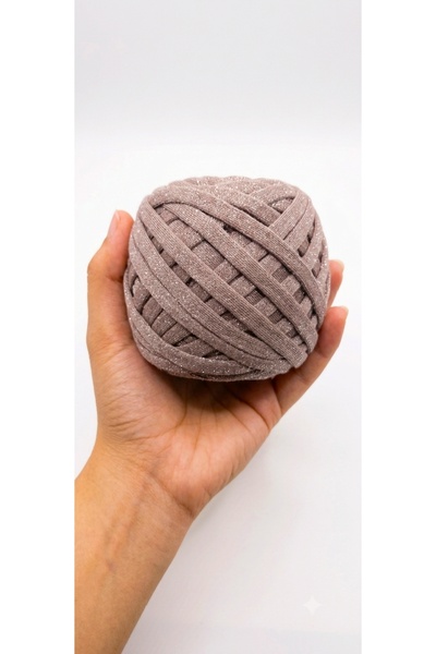 UMRA collection Penye ip ( 5 adet her biri 100 gram) pudra renk simli