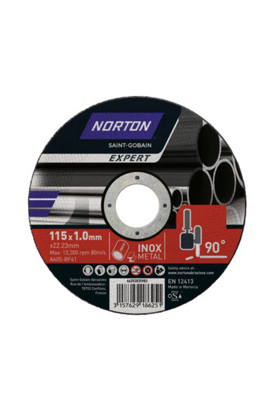 OEM Disc debitare metal Norton Expert Ø115x1,6x22,23mm