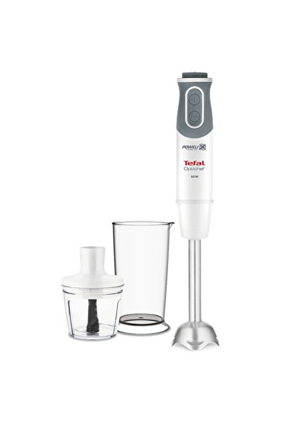 TEFAL Blender de Mana, HB641138 OptiChef 2-in-1, 800 W, 0.5 L, Inox/Negru