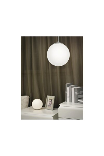 OEM Κρεμαστό φωτιστικό Eglo Rondo E27 max. 1x60W, Ø200 mm, νικέλιο ματ/αλουμίνιο
