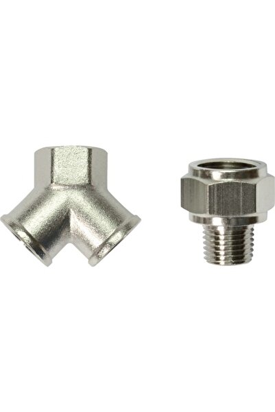 OEM Distribuitor Niplu tip Y 2 căi Stanley 2x 1/4 " + 1/4 ", incl. adaptor 1/...