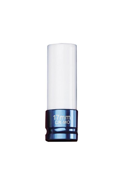 OEM Cap cheie tubulară WGB 1/2" 17mm, lungă, 6 canturi, albastră
