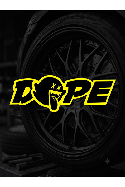 Yalıgraf Reklam Tabela Dope Ghost Sticker Motorcycle Sticker Helmet Sticker A...