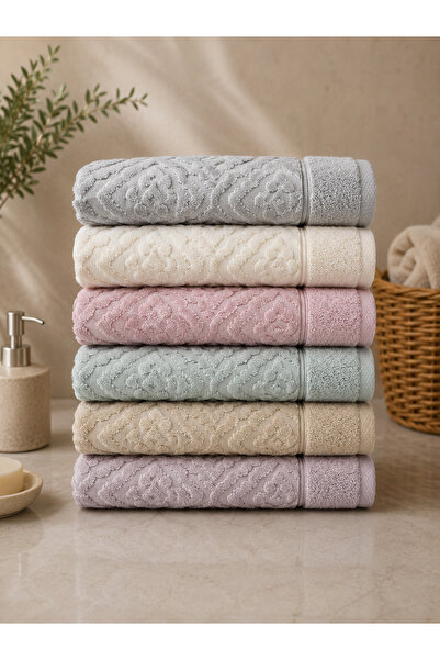 EVRA | 6'lı Microcotton El Havlusu Seti 50x90 cm