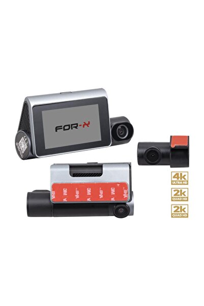 For-X X-34DVR 3 LÜ KAYIT KAMERASI 4K YENİ PRO SERİ