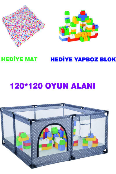 BG Baby NOCI OYUNCAKLI-MATLI 120*120 OYUN ALANI