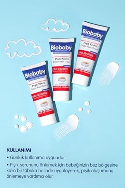 Yıldızan Ysf Shop Biobaby Diaper Rash Cream for Babies and Children (75 ml) 1...