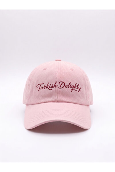 Hathub Club Turkish Delight Nakışlı Yıkamalı Şapka & Kep
