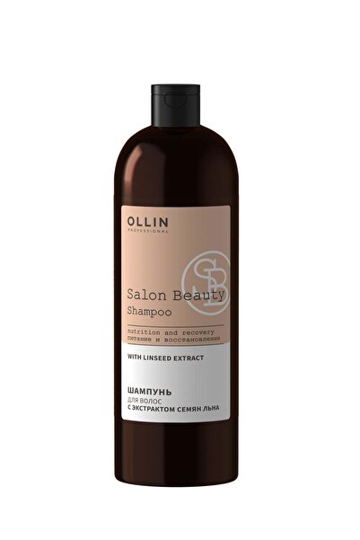 OLLİN Salon Beauty Shampoo With Linseed Extract Nutrution and Recovery 1000ml