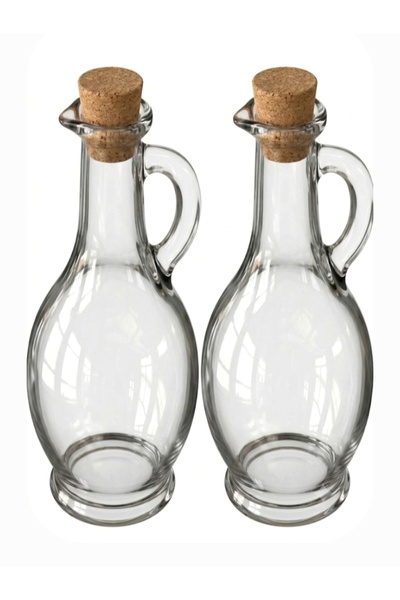 STOKHOME 2-Pack of 500 ml Olive Oil Liquid Oil Bottle Glass Oil Pot Oil Dispe...