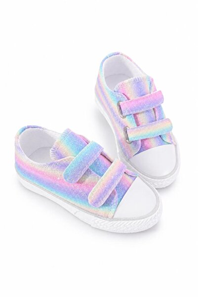 aymudo Gökkuşağı Kız Çocuk Spor Ayakkabısı Sneaker