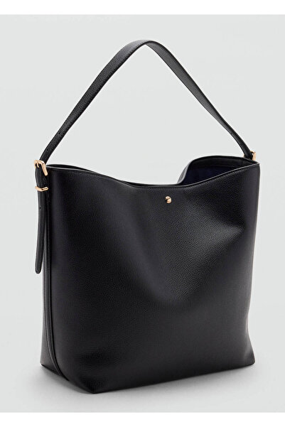 MANGO Woman Tokalı bucket çanta