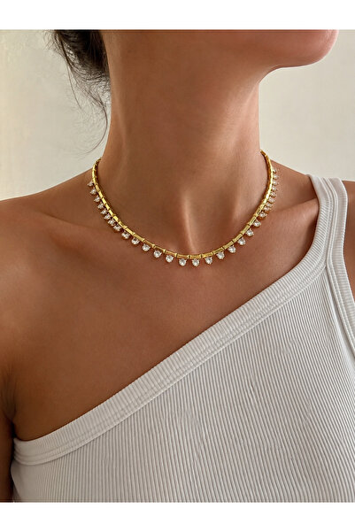 Sense of Atelier Elisse Stone Choker Necklace