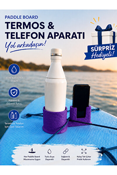 3B Paddle Board Sup Board Kano İkili Termos Kupa Eşya Tutucu Aparat