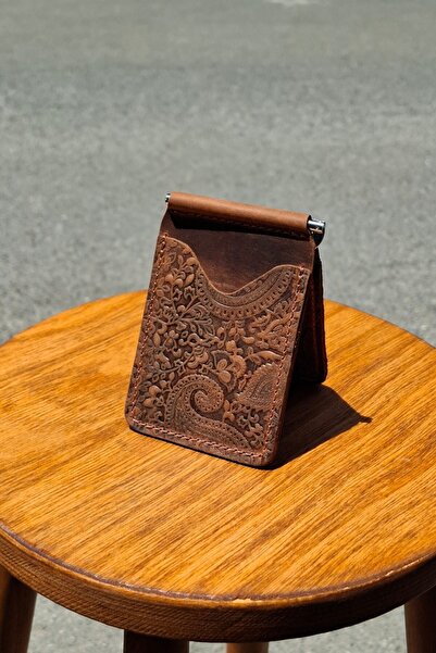 MAT Deri Vintage Gift Wallet with Shawl Patterned Card Holder & Wallet Money ...