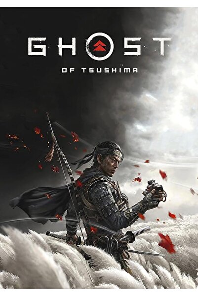 ESSESORIES Ghost of Tsushima Anime Poster Wall Art Room Decor Self Adhesive