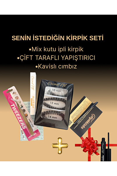 Genel Markalar İnfluencer İpli Kirpik Seti | Evde Kolay Kirpik Uygulama Seti ...