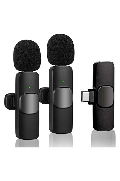 Generic Wireless Microphone for Phone(USB-C), Dual Wireless Microphone for Vi...